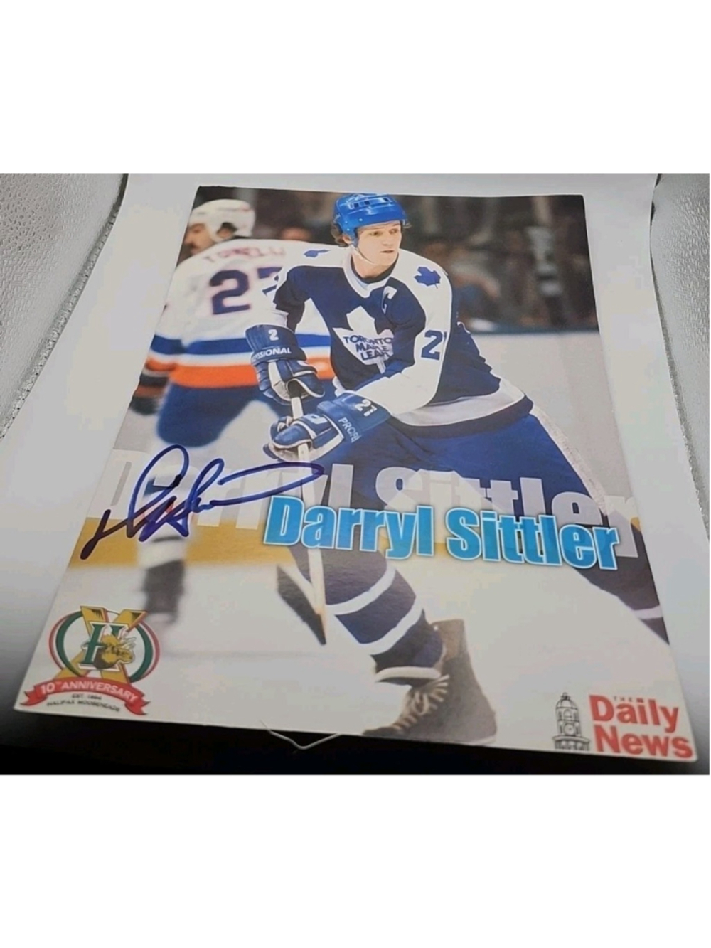 Darryl Sittler Autographed Signed Photo Toronto Maple Leafs Halifax Mooseheads
